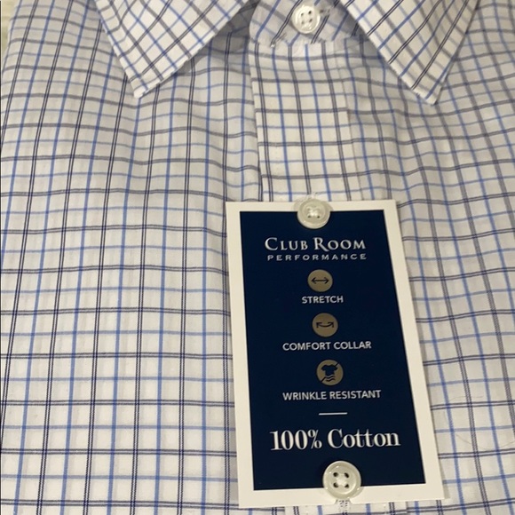 Club Room Mens Blue Orange Line white blue - Picture 5 of 7